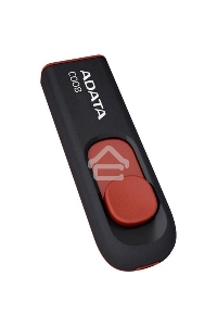 Флеш диск ADATA Flash Drive 32Gb С008 AC008-32G-RKD {USB2.0, Black-Red}