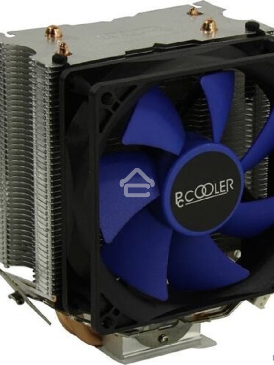 Кулер PCCooler S93 V2  S775/115X/AM2/AM3/AM4/FM1/FM2 (40 шт/кор, TDP 102W, вент-р 90мм, 2 тепловые трубки 6мм, 2200RPM, 22dBa)