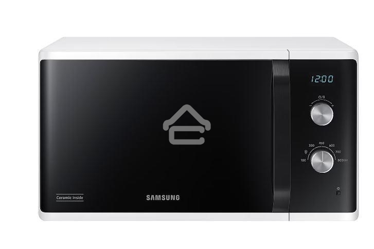 Микроволновая печь Samsung MS23K3614AW белый, 23 л, 800 Вт, переключатели - поворотный механизм