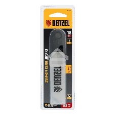 Лезвия Denzel 18 мм, сталь SK5 - 0,6 мм, усиленные, 5 шт.