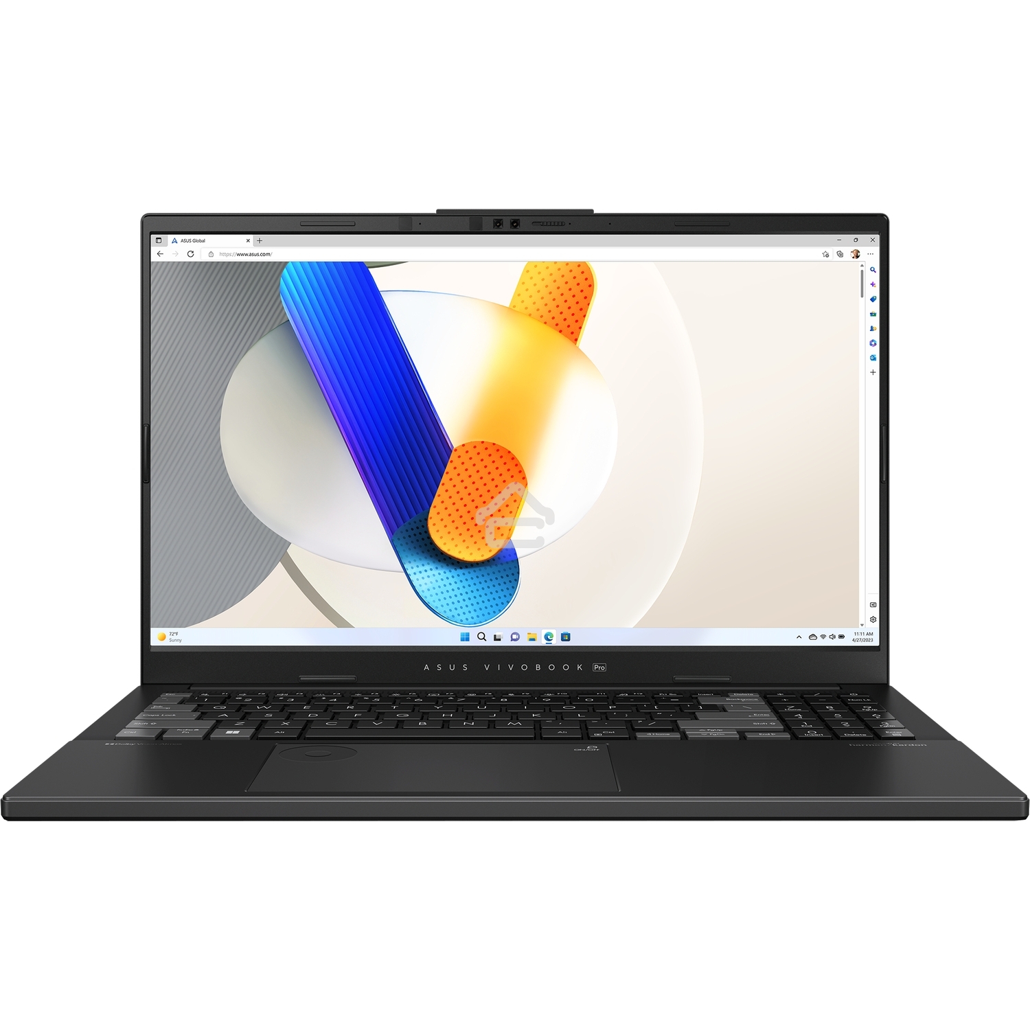 Ноутбук ASUS VivoBook Pro 15 OLED N6506MU Ultra 7 155H 16Gb SSD 1Tb NVIDIA RTX 4050 6Gb 15,6 2.8K OLED Cam 75Вт*ч No OS Серый N6506MU-MA100 90NB12Z3-M00570