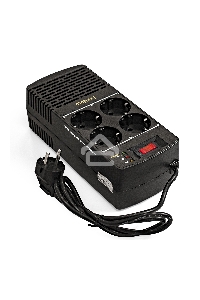 Стабилизатор ExeGate Power AD5000-1200 (1200VA/600W, диапазон 150...280В, 4 евророзетки)