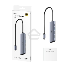 Адаптер CUDY 5-IN-1 USB-C Hub with 4K HDMI