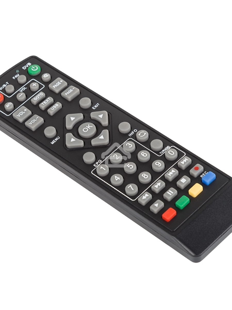 Пульт универсальный Rexant для DVB-T2 с функцией управления телевизором (RX-DVB-014)