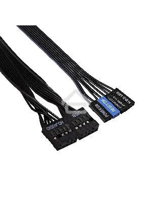 Компьютерный корпус Miditower ExeGate AA-440-AA500 (ATX, AA500 8 см, 2*USB, аудио)