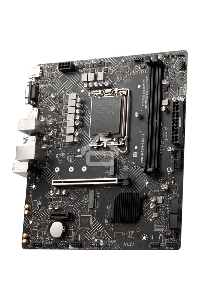 Материнская плата MSI PRO H610M-G DDR4, LGA 1700, Intel H610, 2xDDR4, 4xSATA, 1xM.2, 1xPCIe 4.0 x16, 1xPCIe 3.0 x1, 1xHDMI, 1xDP, 1xVGA, 1xRJ45 1Gb, 2xUSB-A 3.2 Gen 1, 4xUSB-A 2.0, 3x3.5мм, 7.1, mATX
