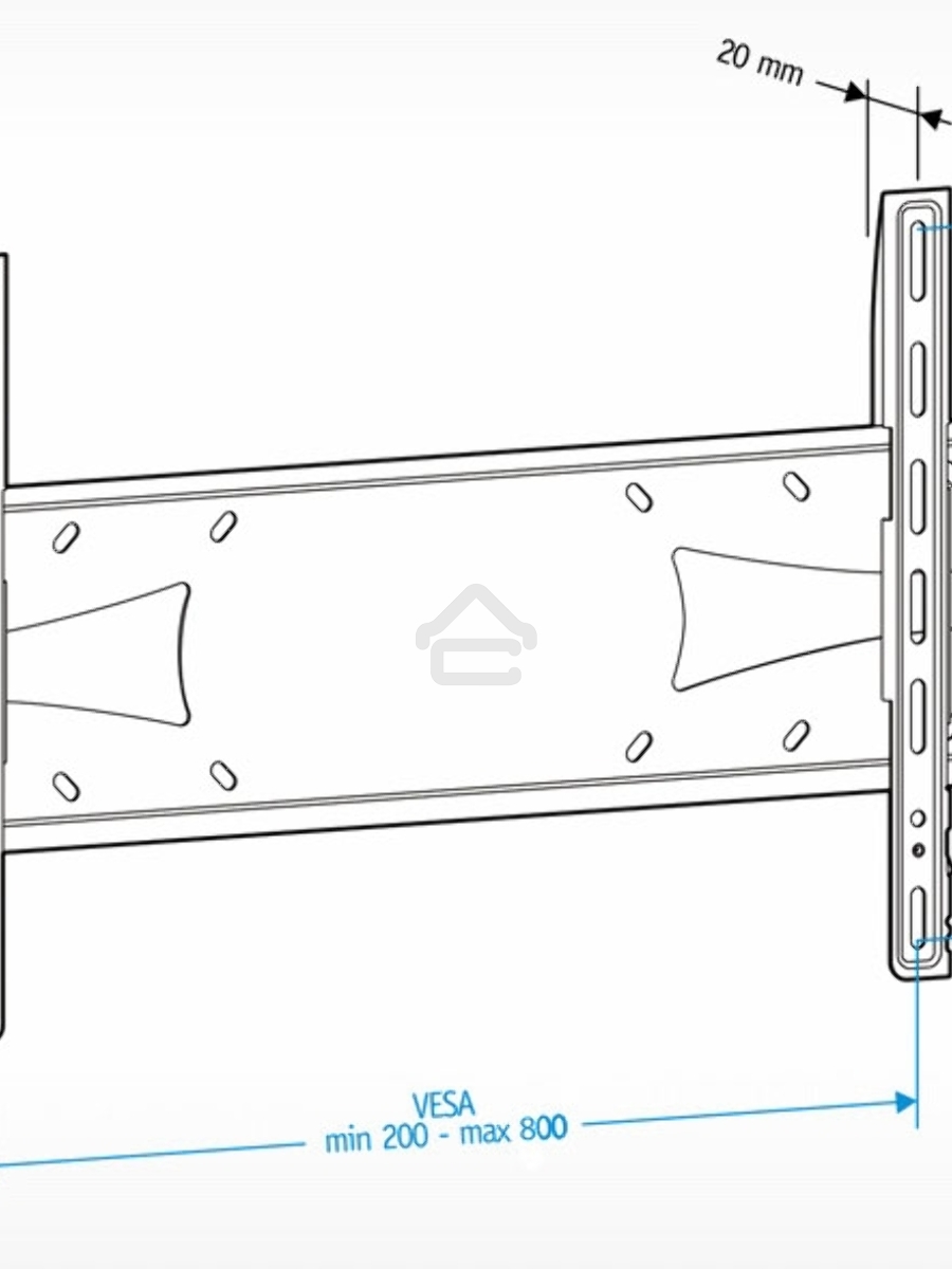 Кронштейн для телевизора Holder PFS-4017 черный 32
