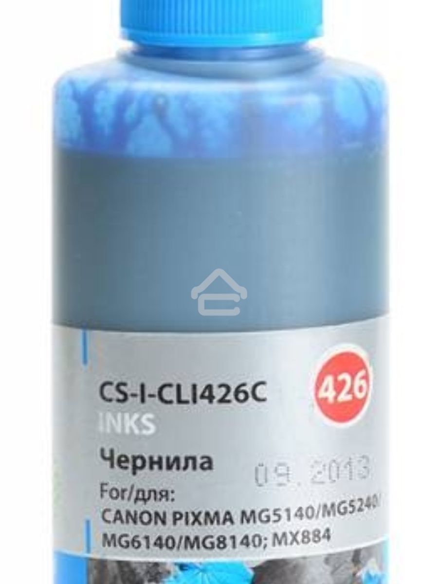 Чернила Cactus CS-I-CLI426C голубой (100мл) Canon PIXMA MG5140/5240/6140/8140; MX884