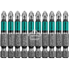 Биты KRAFTOOL, PH2, 50 мм, тип хвостовика E 1/4