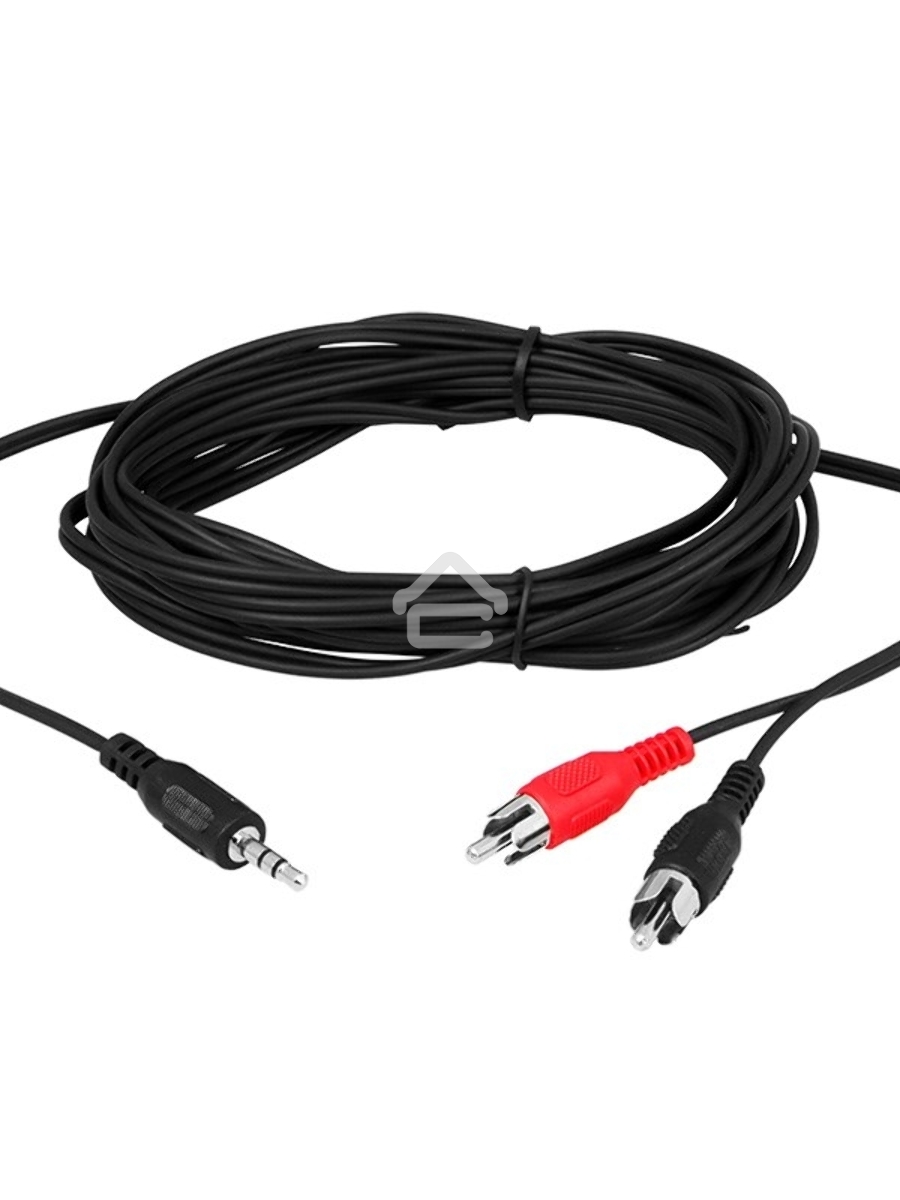 Шнур Rexant Стерео 3,5 мм - 2 RCA, 7 м (10 шт./уп.)