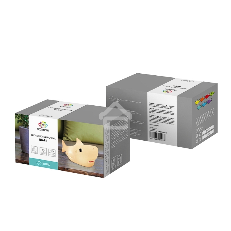 Силиконовый ночник Neon-night Шарк