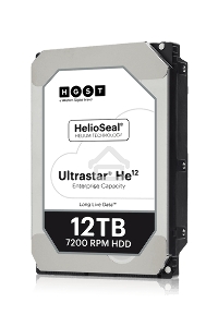 Жесткий диск Western Digital  Original SAS 3.0 12Tb HUH721212AL4204 Ultrastar DC HC520 4KN (7200rpm) 256Mb 3.5