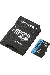 Флеш карта microSD 32GB ADATA microSDHC Class 10 UHS-I A1 100/20 MB/s (SD адаптер)