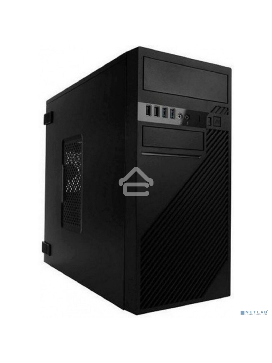 Компьютерный корпус MiniTower InWin EFS712BL PM-600ATX   U3*2+U2*2+A(HD)+ front fan holder + Screwless  [6196804]