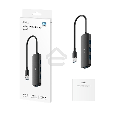 Адаптер CUDY 4-Port USB-A 3.0 Hub