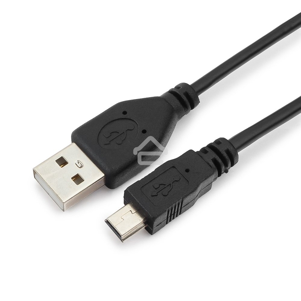 Кабель Гарнизон USB 2.0, AM/miniBM 5P, 0.5м, пакет (GCC-USB2-AM5P-0.5M)