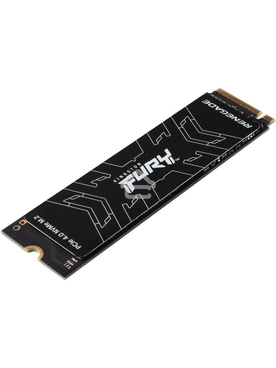 Накопитель SSD Kingston Fury Renegade, 500Gb, PCIe 4.0 x4, M.2 2280, NVMe, R/W 7300/3900, с радиатором