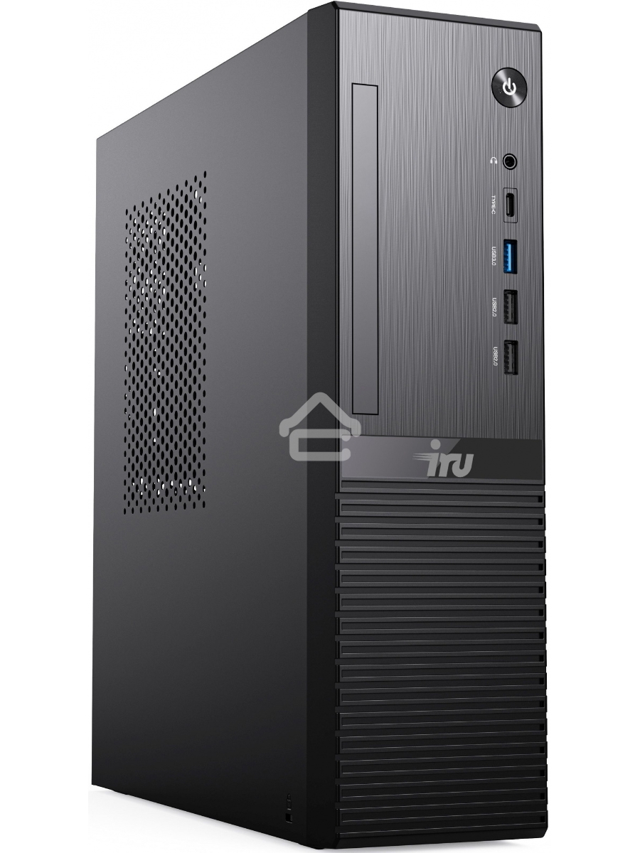 Компьютер IRU 310SC SFF i3 12100 (3.3) 16Gb SSD256Gb UHDG 730 Windows 11 Professional GbitEth 200W черный (1969056)