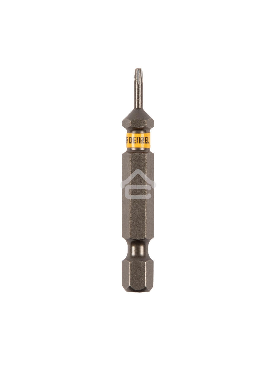 Набор бит TORX 6х50, сталь S2, шестигранный профиль, 10 шт. Denzel