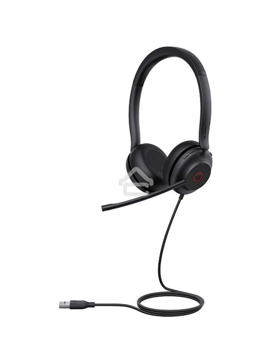 Гарнитура проводная Yealink UH35 Dual UC черный 1308137