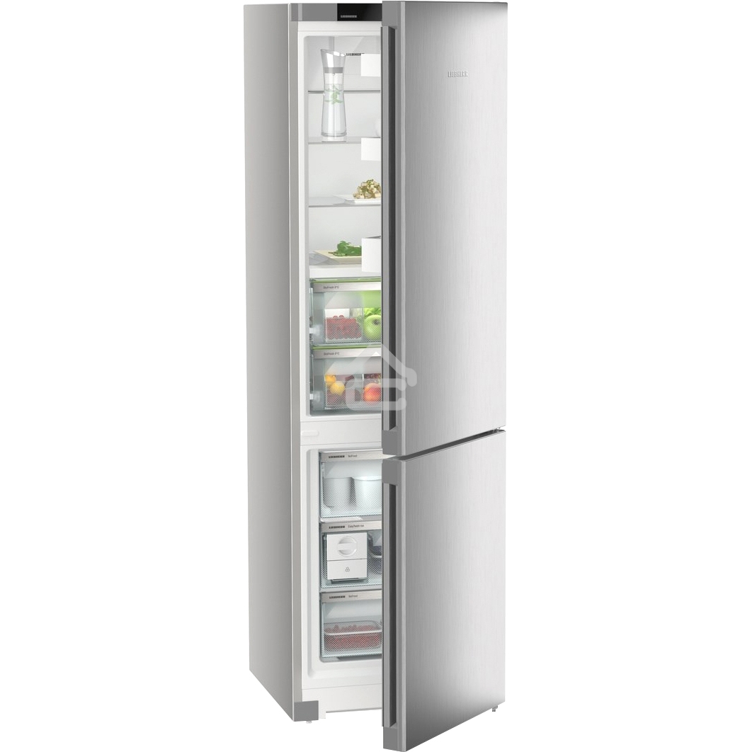 Холодильник Liebherr CBNsfc 57vi-22 001 серебристый двухкамерный 255/94л морозилка снизу, No Frost