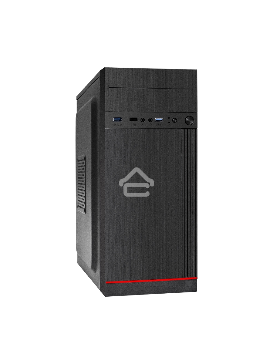 Компьютерный корпус Miditower ExeGate AA-442U2-AA400 (ATX, AA400 8 см, 1*USB+2*USB3.0, аудио, черный)