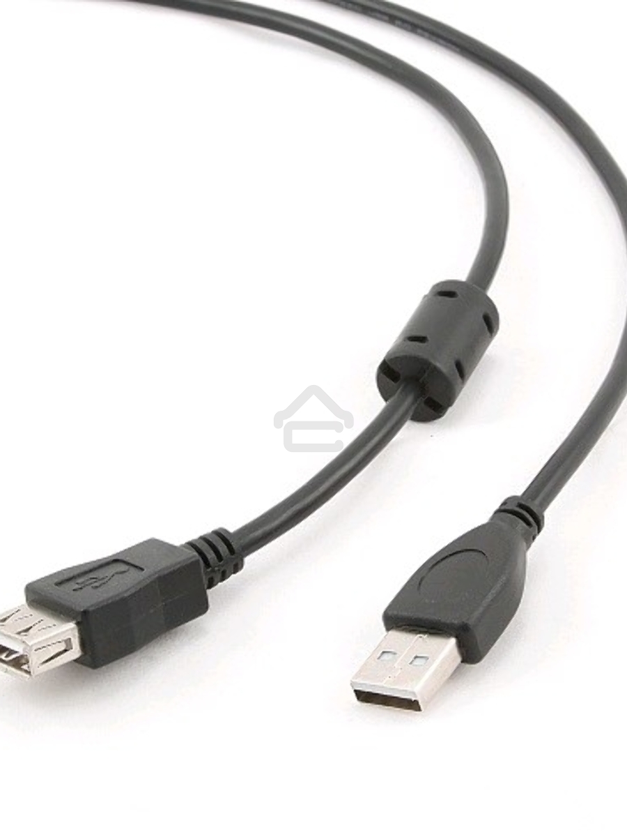 Кабель Gembird PRO CCF-USB2-AMAF-6 USB 2.0 кабель удлинительный 1.8м AM/AF позол.конт., фер.кол., пакет