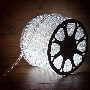 Дюралайт LED, эффект мерцания (2W) - белый, 36 LED/м, бухта 100м