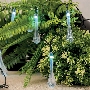 Каскад Lamper Сталактит LED 5 м с аккумулятором и выносной солнечной панелью 1 м, IP65, 2 режима работы: мигание и постоянное теплое белое свечение
