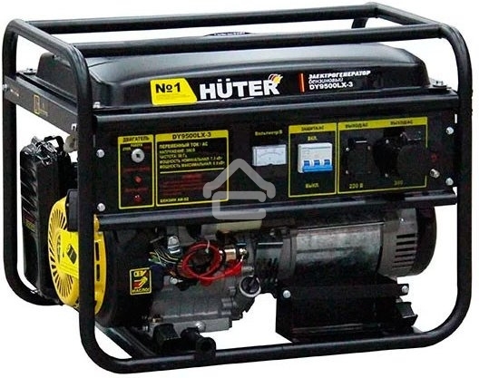 Электрогенератор бензиновый Huter DY9500LX-3 PRO, 8 кВт, 96 дБ, 79.4 кг