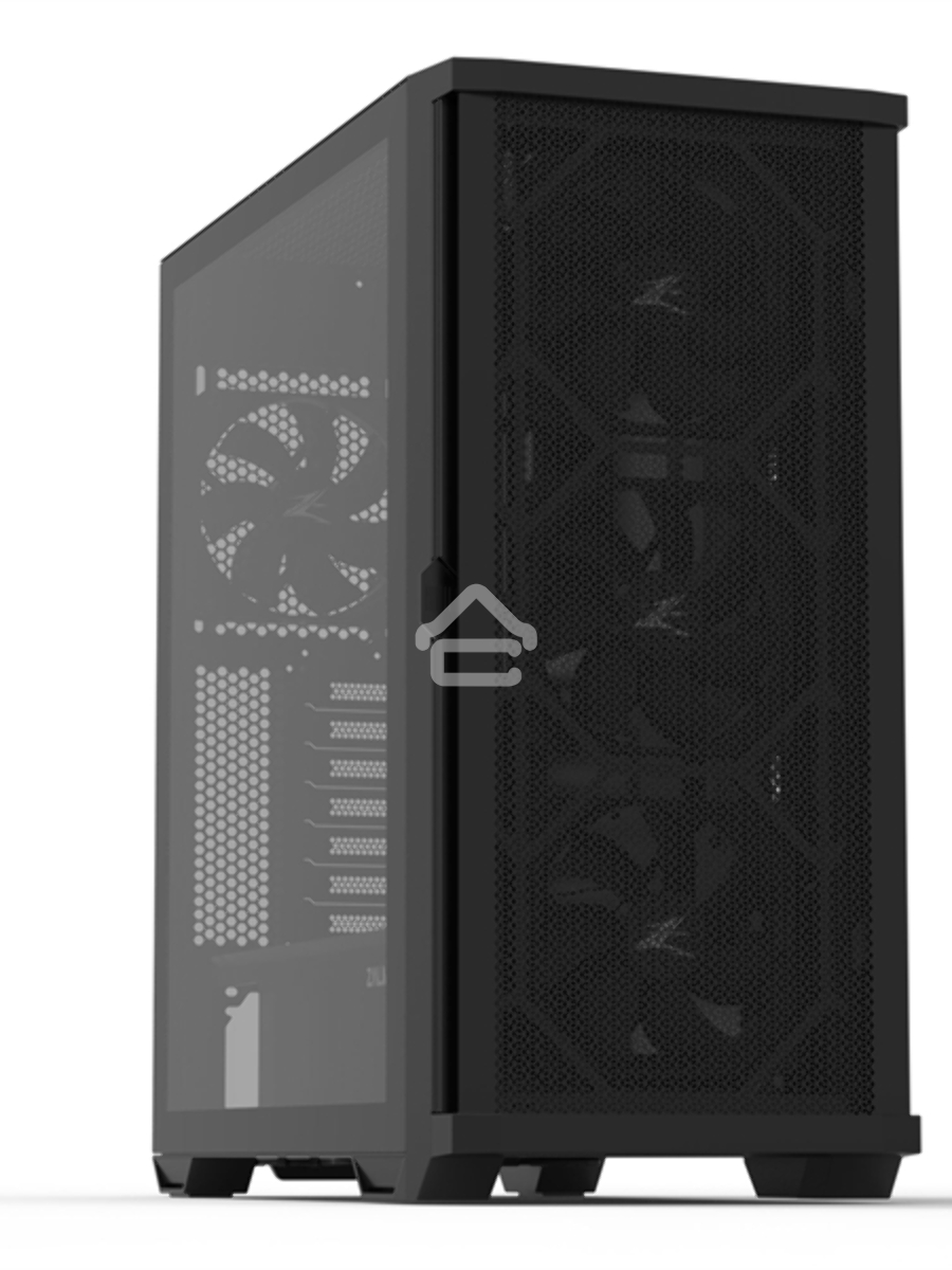 Компьютерный корпус ZALMAN Z10, ATX, BLACK, WINDOW, 2x3.5