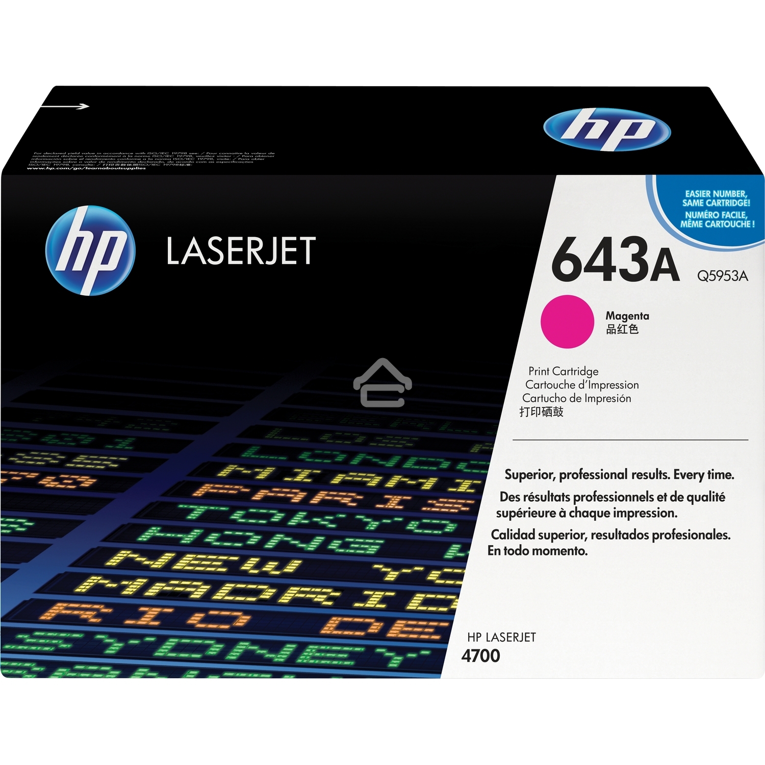Картридж лазерный HP Q5953A пурпурный для Color LaserJet 4700 10000 стр.