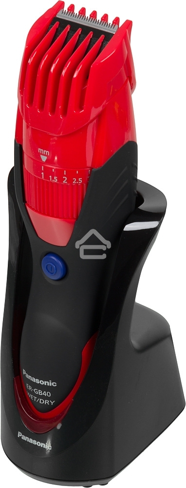 Машинка для стрижки Panasonic ER-GB40 красный (насадок в компл:1шт)