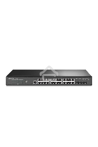 Коммутатор TP-Link JetStream™ 24-port Pure-Gigabit L2+ Managed Switch, 24 10/100/1000Mbps RJ45, 4*10G SFP+ Slots