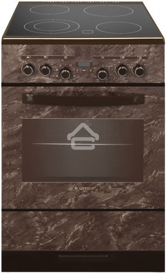 Плита электрическая Gefest ЭП Н Д 6560-03 0054 коричневый, конфорок 4 шт, духовка 55 л, 60 см x 85 см x 60 см