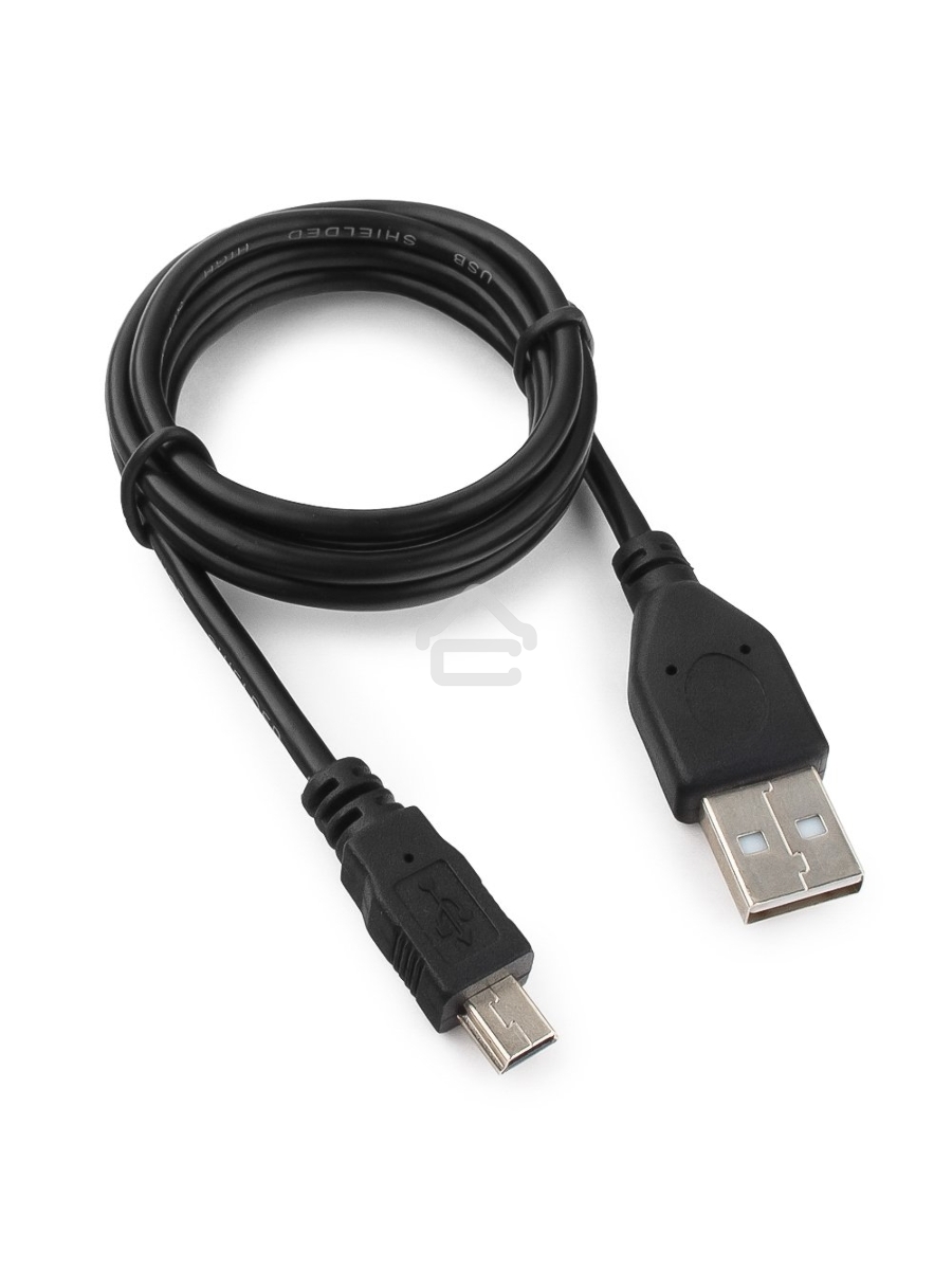 Кабель USB 2.0 Гарнизон GCC-USB2-AM5P-1M, AM/miniBM 5P, 1м, пакет