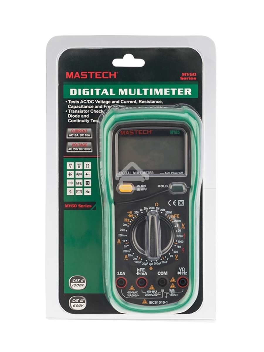 Универсальный мультиметр MASTECH MY65 13-2052