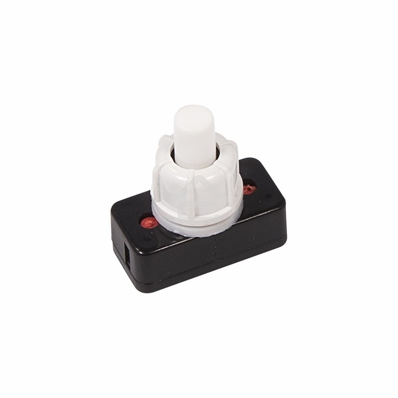 Выключатель-кнопка 250V 1А (2с) ON-OFF белый (для настольной лампы) Rexant