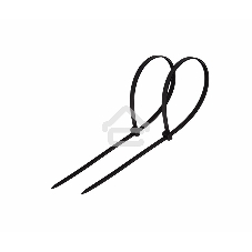 Хомут-стяжка кабельная нейлоновая Rexant 120x2,5 мм, черная, упаковка 100 шт.