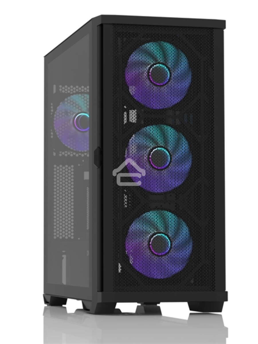 Компьютерный корпус ZALMAN Z10 DUO, ATX, BLACK, WINDOW, 2x3.5