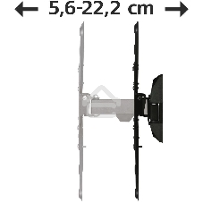 Кронштейн для телевизора Hama 00220823 черный 32