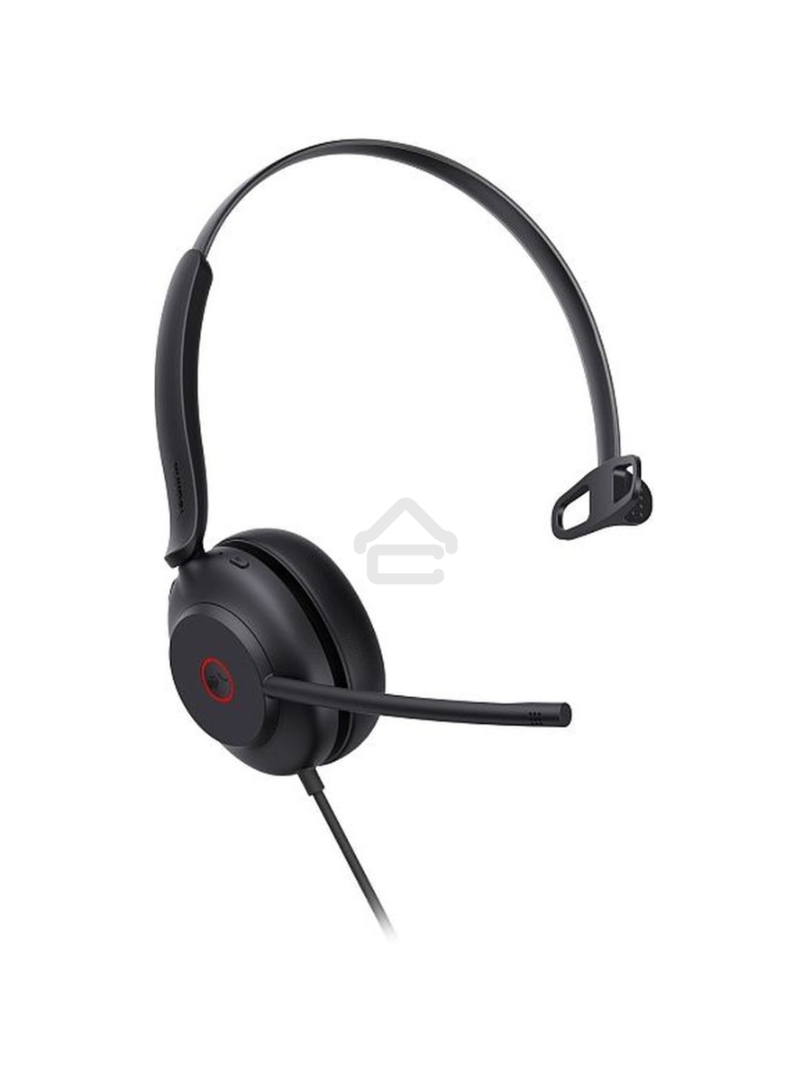 Гарнитура проводная Yealink UH35 Mono UC черный 1308138