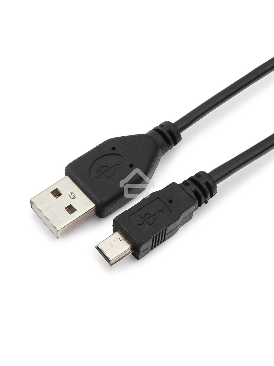 Кабель USB 2.0 Гарнизон GCC-USB2-AM5P-1M, AM/miniBM 5P, 1м, пакет