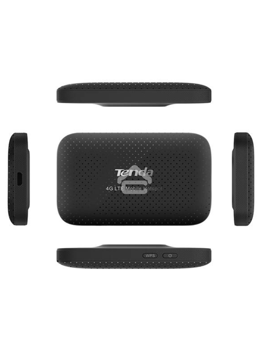 Мобильный роутер Tenda 4G185 4G LTE, встроенная батарея 2100 мАч; поддержка карт памяти до 32Гб