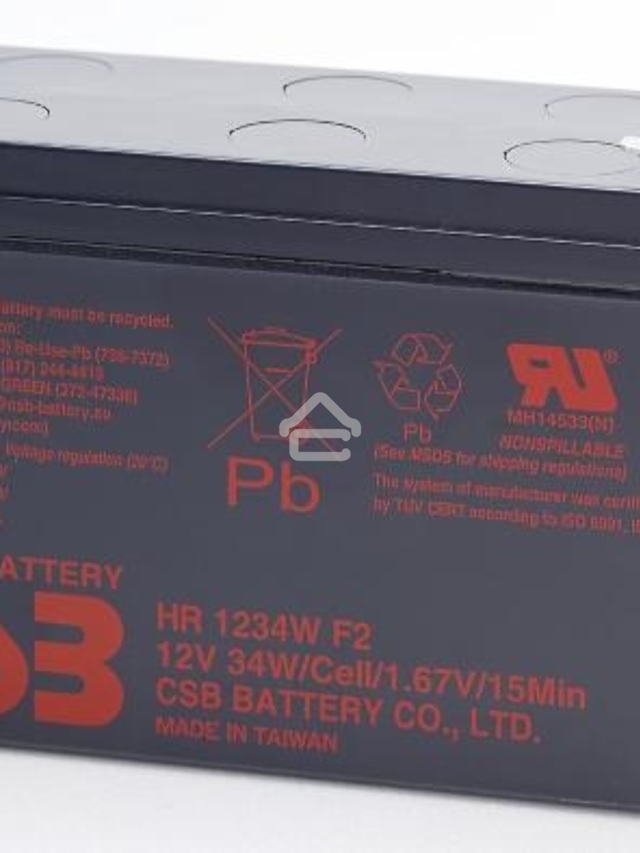 Батарея CSB HR 1234W (12V, 9Ah) клеммы F2