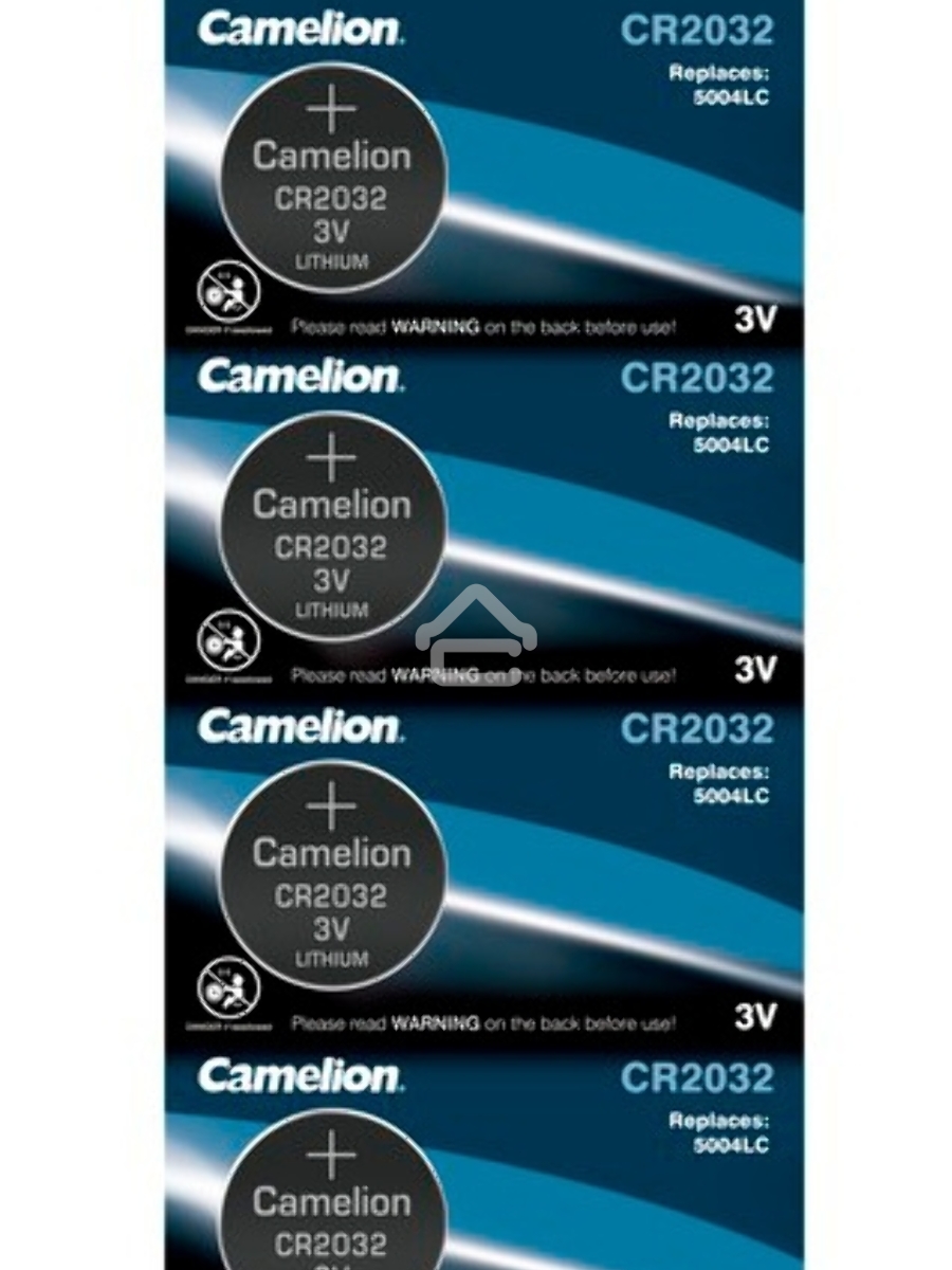 Элемент питания литиевый Camelion CR CR2032 BL-5 (блист.5шт)