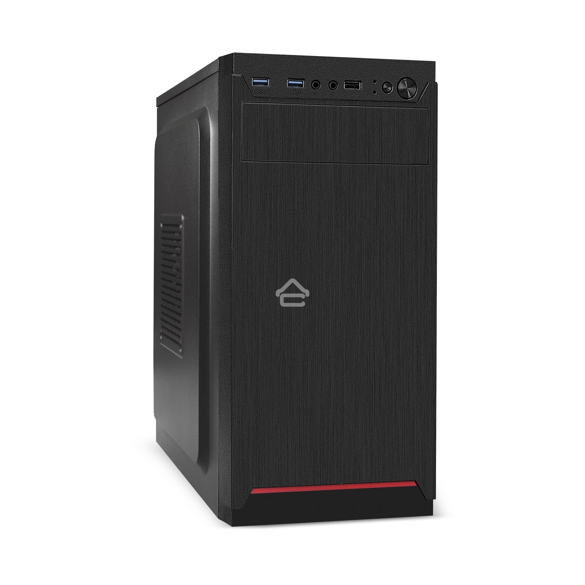 Компьютерный корпус Minitower ExeGate BAA-114U2 (mATX, без БП, 1хUSB+2хUSB 3.0, аудио, черный)