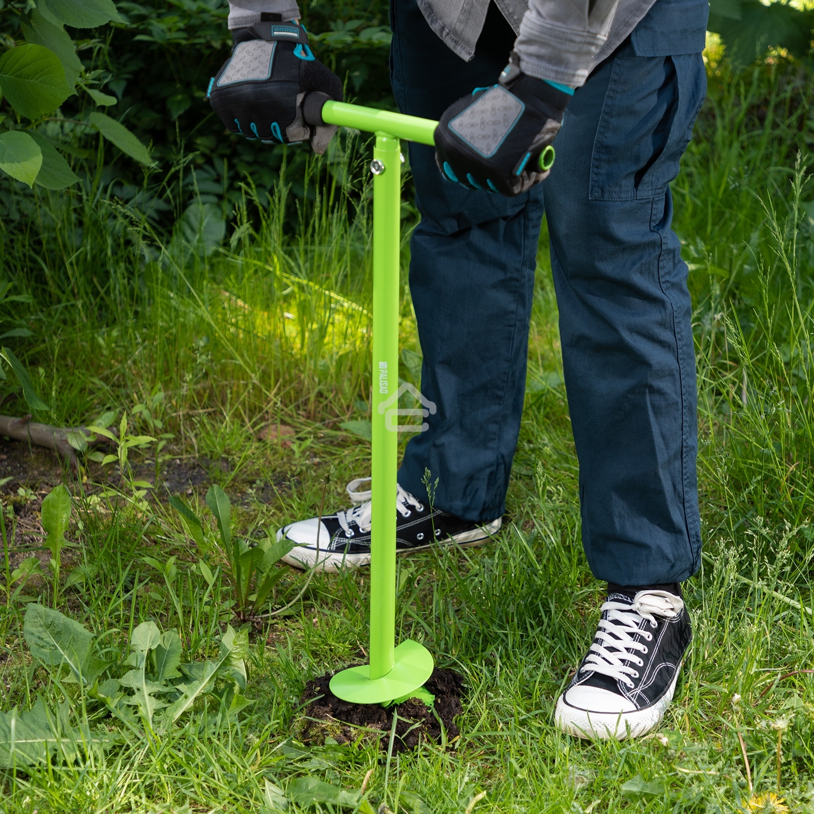 Бур садовый шнековый, 790 мм, диаметр 110 мм Palisad