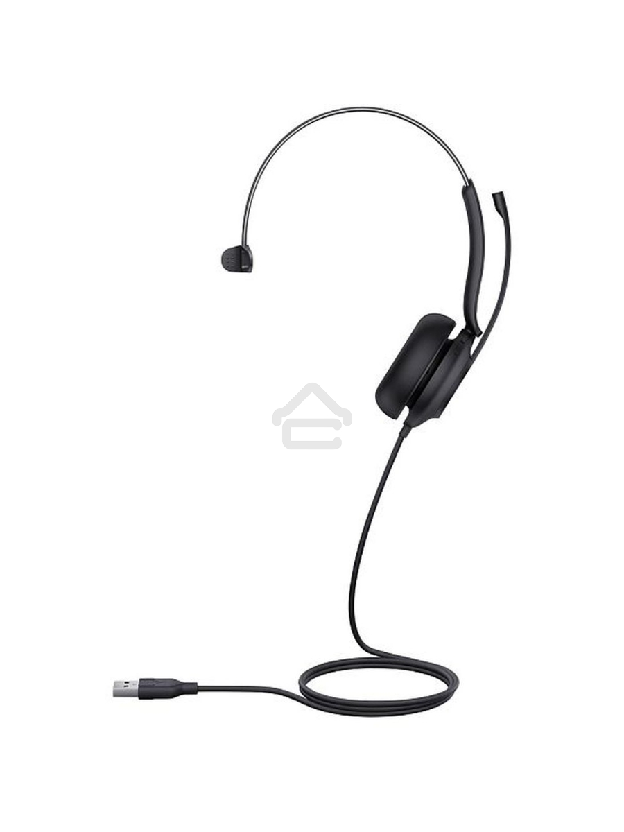 Гарнитура проводная Yealink UH35 Mono UC черный 1308138