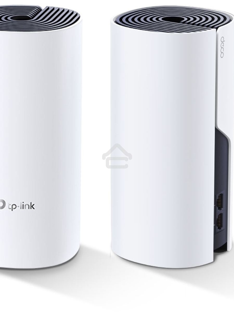 Бесшовный Mesh роутер TP-Link DECO P9 (2-PACK) AC1200 10/100/1000BASE-TX белый (упак.:2шт)